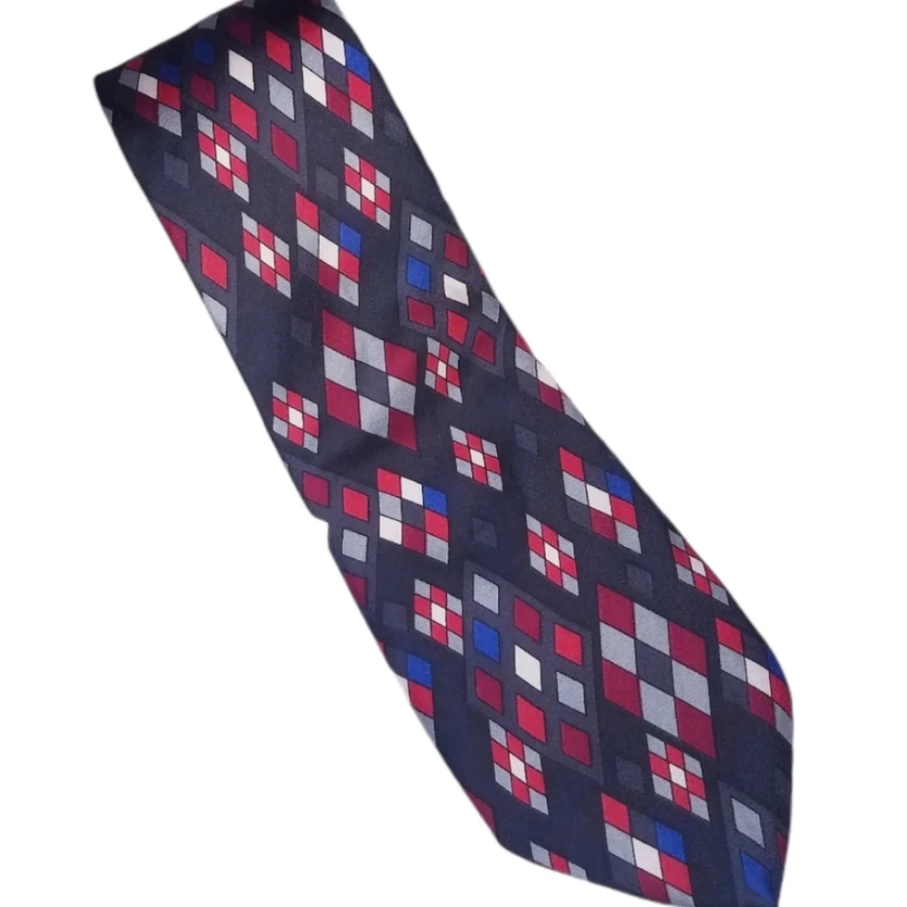 Wm. M Trazinba Men's Tie Ltd Custom Neckwear Black Diamonds